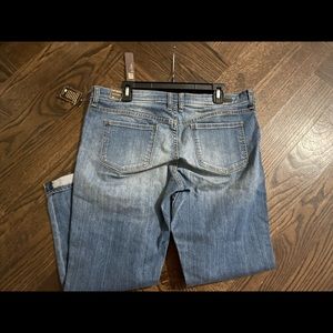 KUT from the KLOTH Catherine Slim Boyfriend Size 14 Denim Jean Dark Wash Stretch